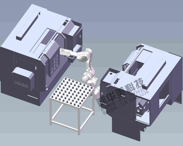 上下料数控机床机械手解放劳动力
